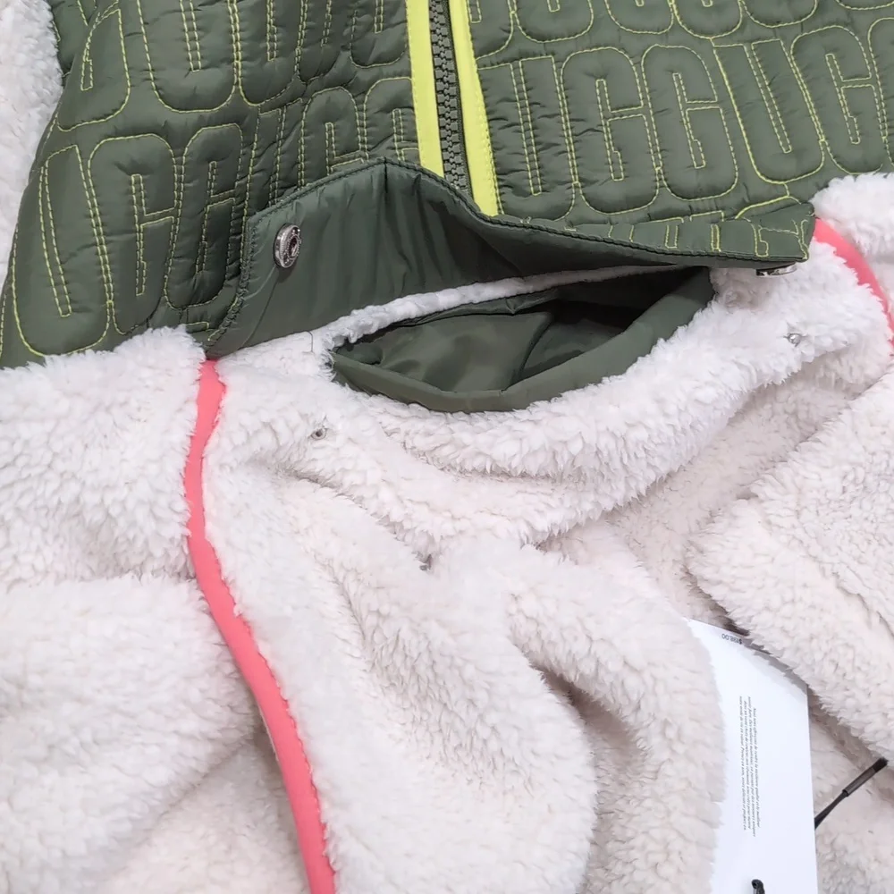 NWT UGG Iggy Sherpa Half Zip Pullover - Picture 11 of 16